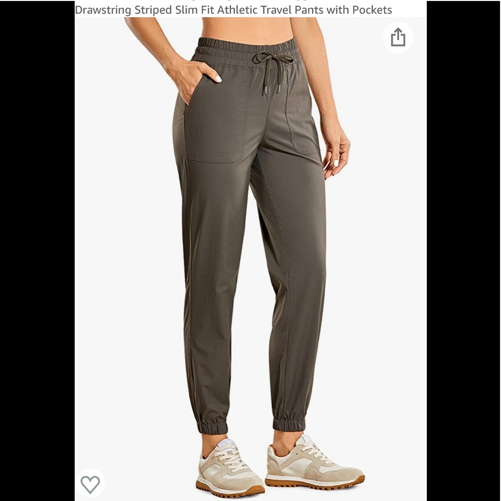 Army green joggers